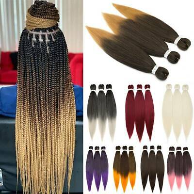 Pre-Stretched 3X Ombre-3Tone Braiding Hair